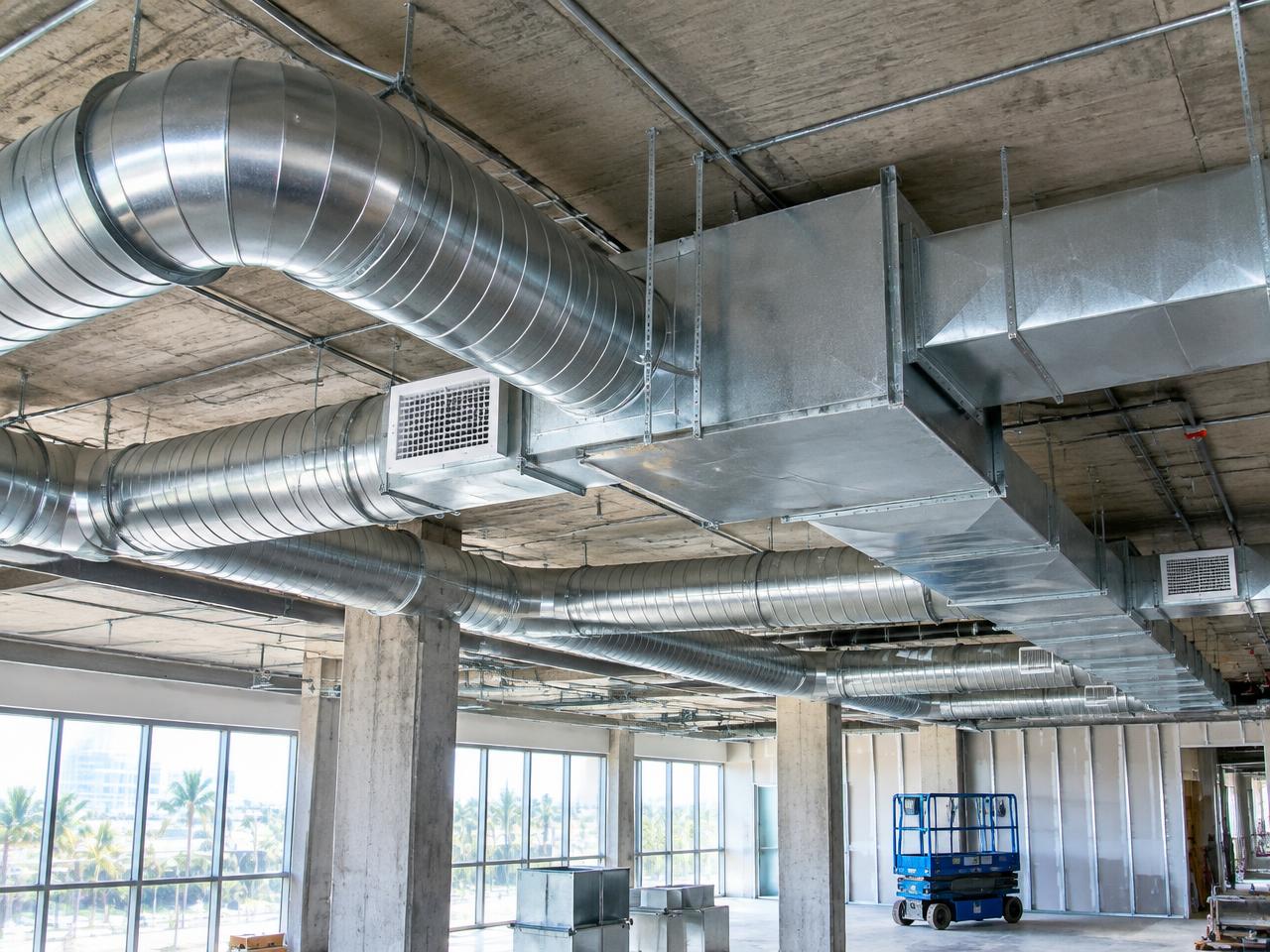 Illustrative metal ductwork installation equipment and service setting in South Florida